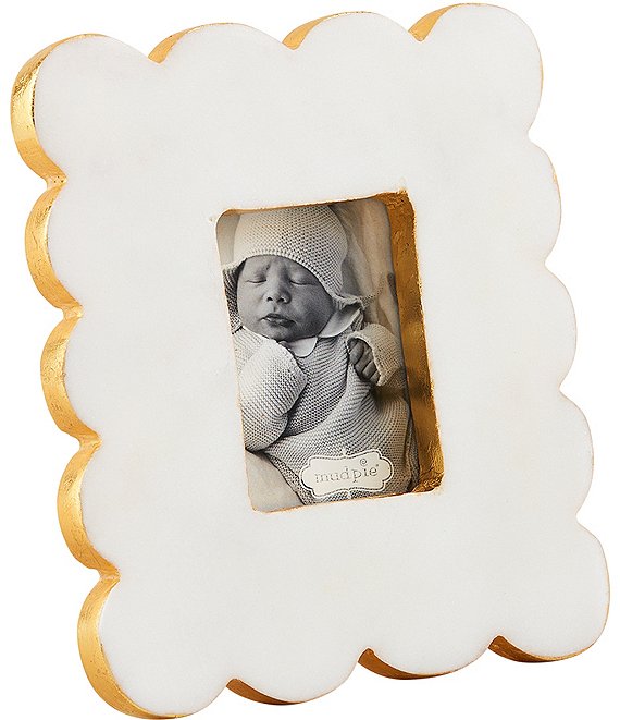 Rectangle Scallop Marble Frame