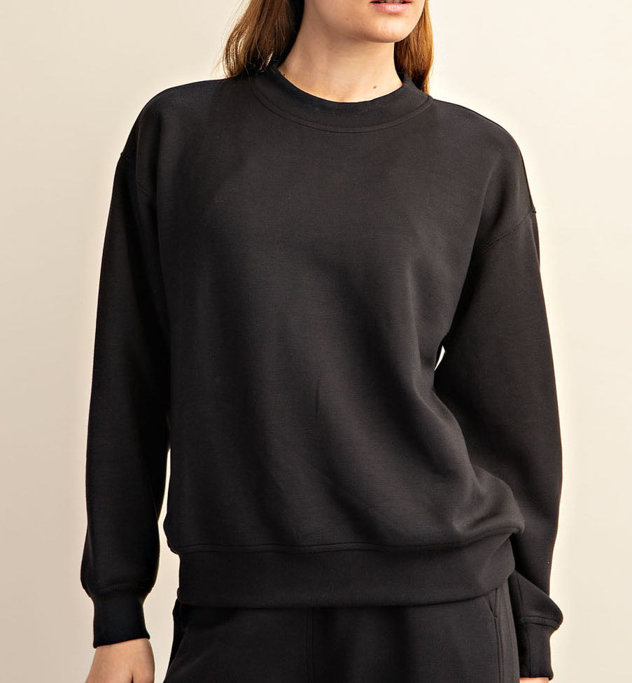 Poly Span Scuba Pullover