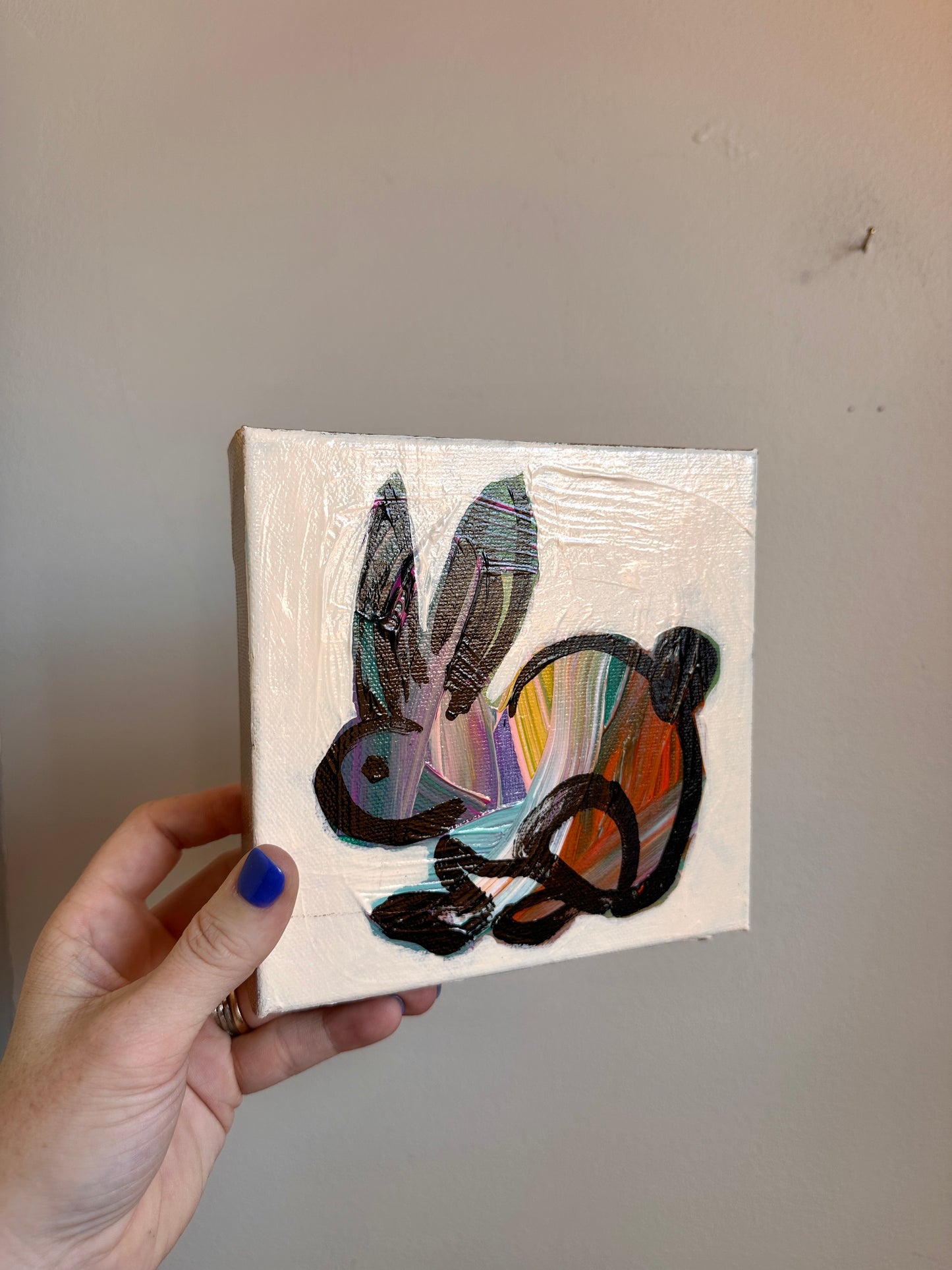 RBG Bunny Art 6x6