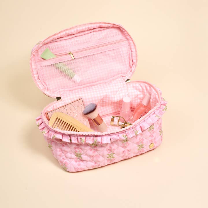 Glam & Go Quilted Cosmetic Bag