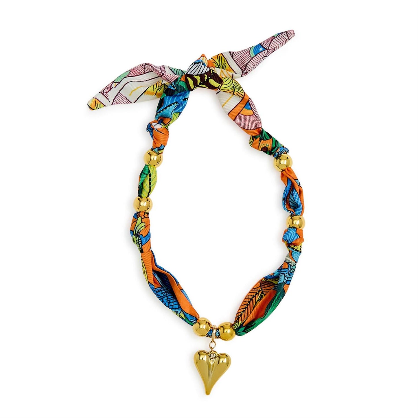 Tied To You Scarf Necklace