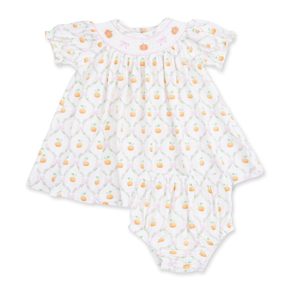 Pretty Pumpkin Dress/Bloomer Set