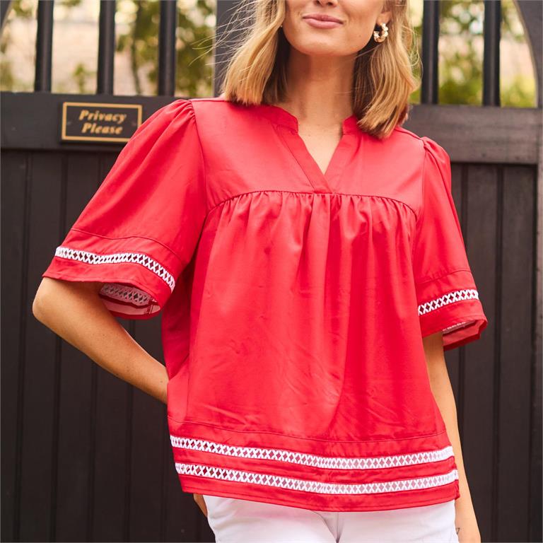 Jasmine Red Top
