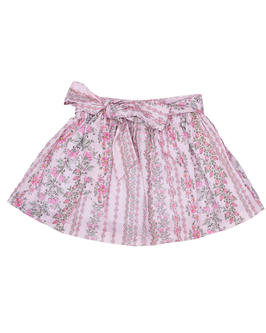 Lacey Pink Trellis Skirt