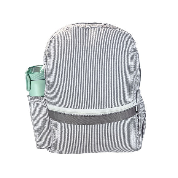 Seersucker Medium Backpack w/pockets