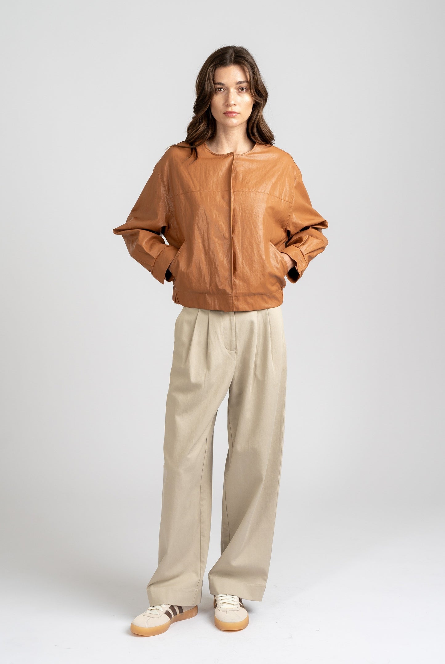 Vintage Faux Leather Jacket
