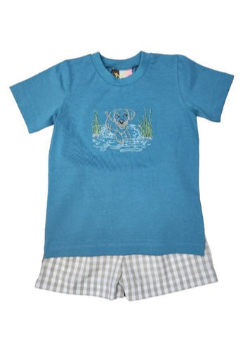 Swimming Pup Short Set