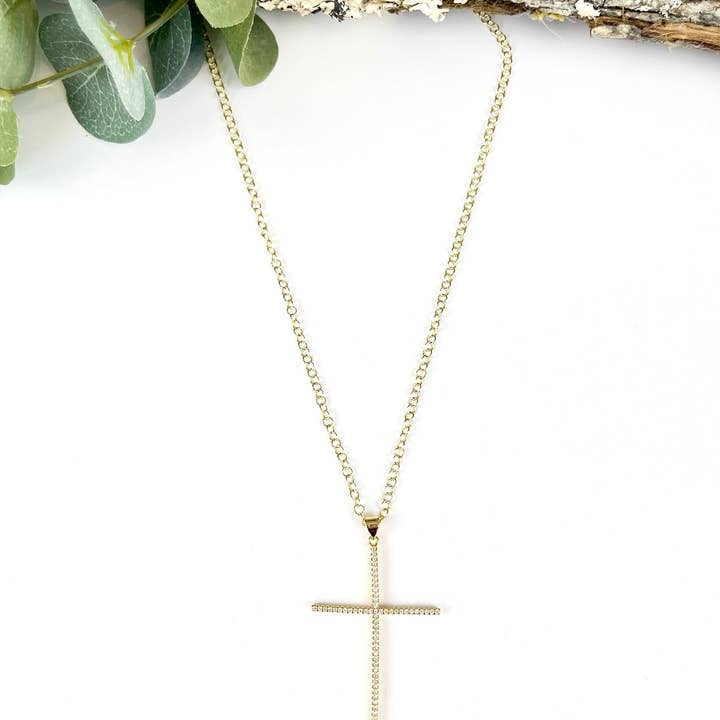 ID Radiance Cross Necklace