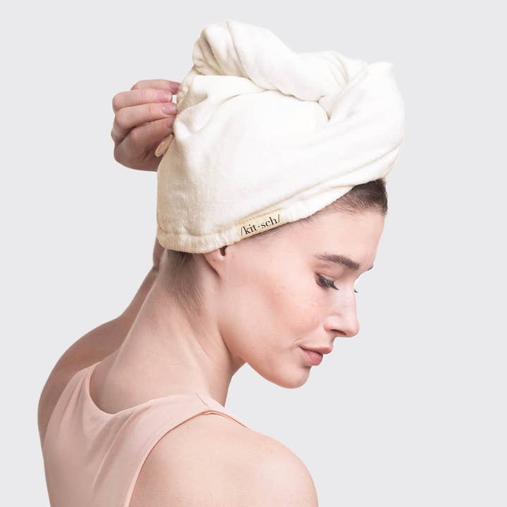 Hair Towel- ivory