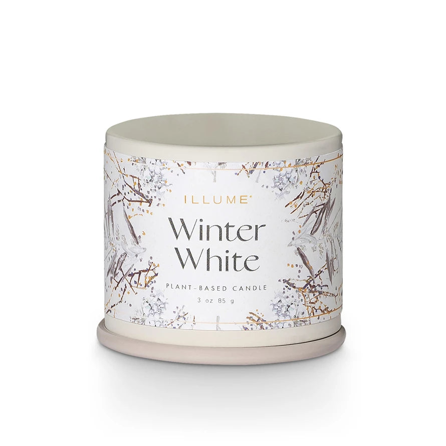 Winter white Demi vanity tin