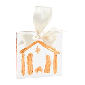 Gold Acrylic ornament