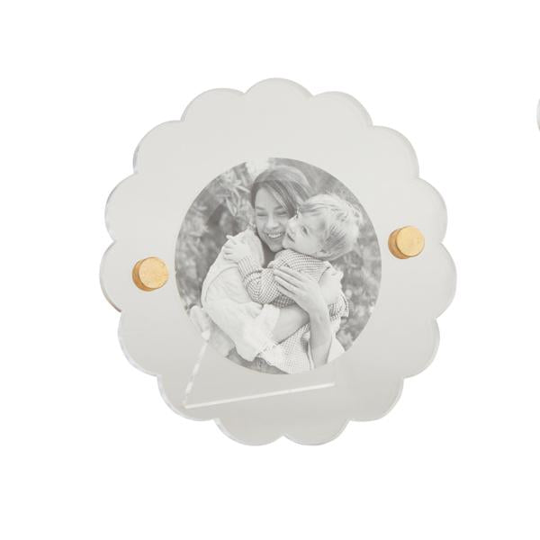 Scalloped Acrylic Frame
