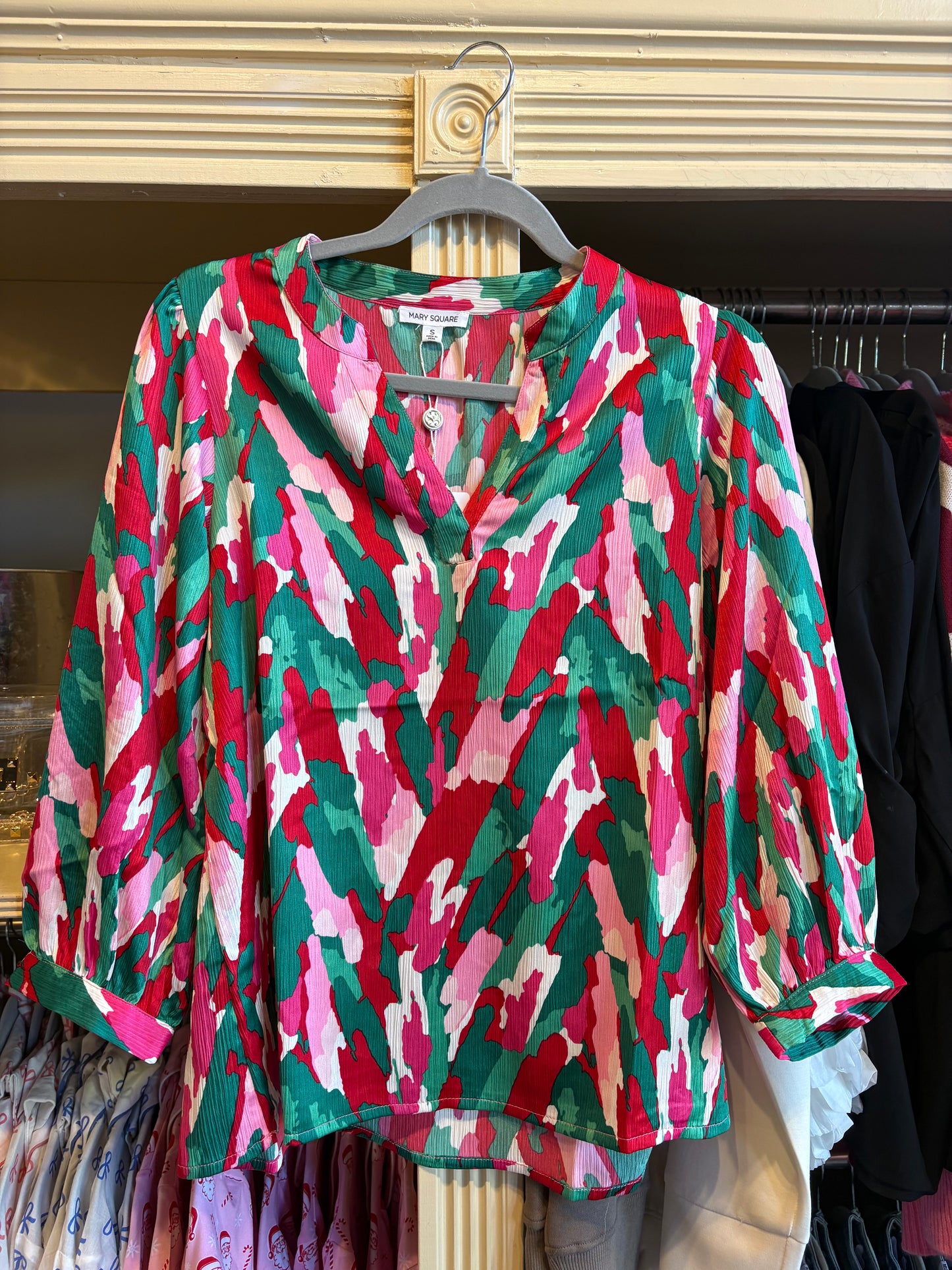 Veronica Top with a Twist of Pink