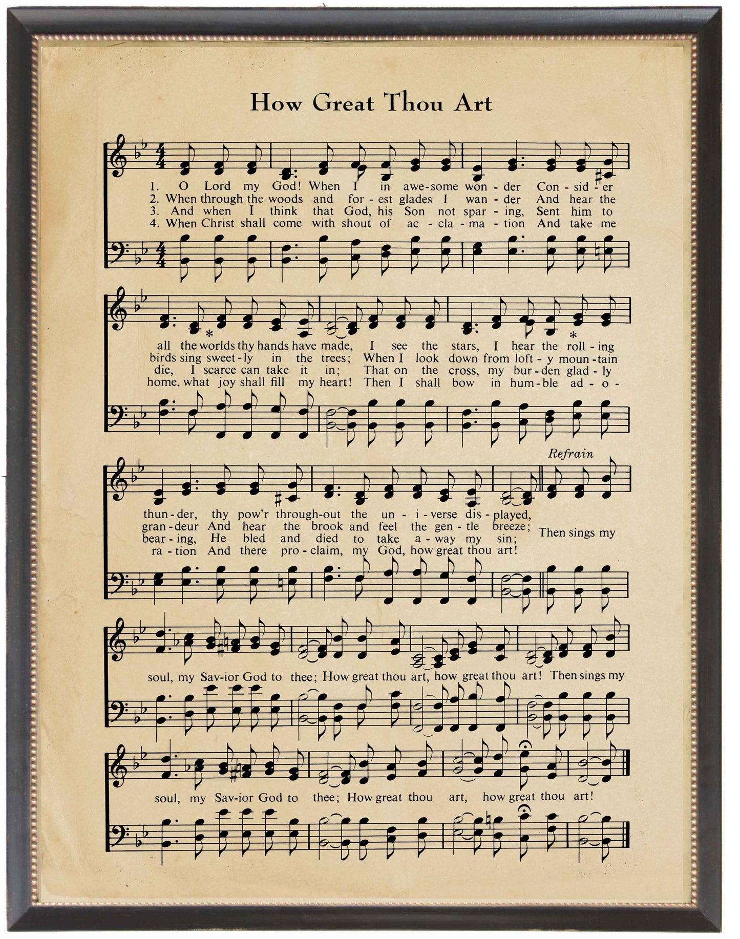 Hymn Art 8x10