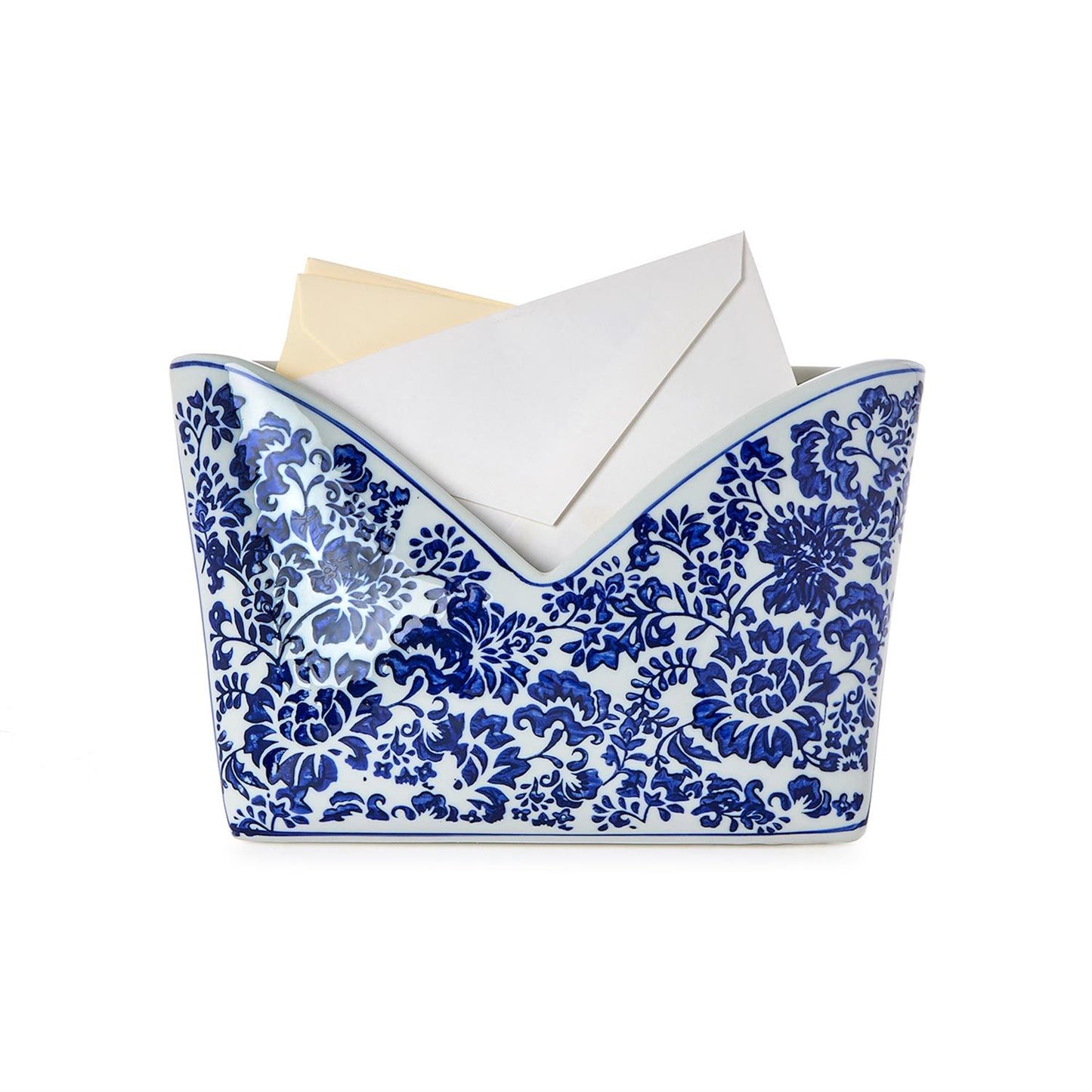 Chinoiserie Floral Letter Holder