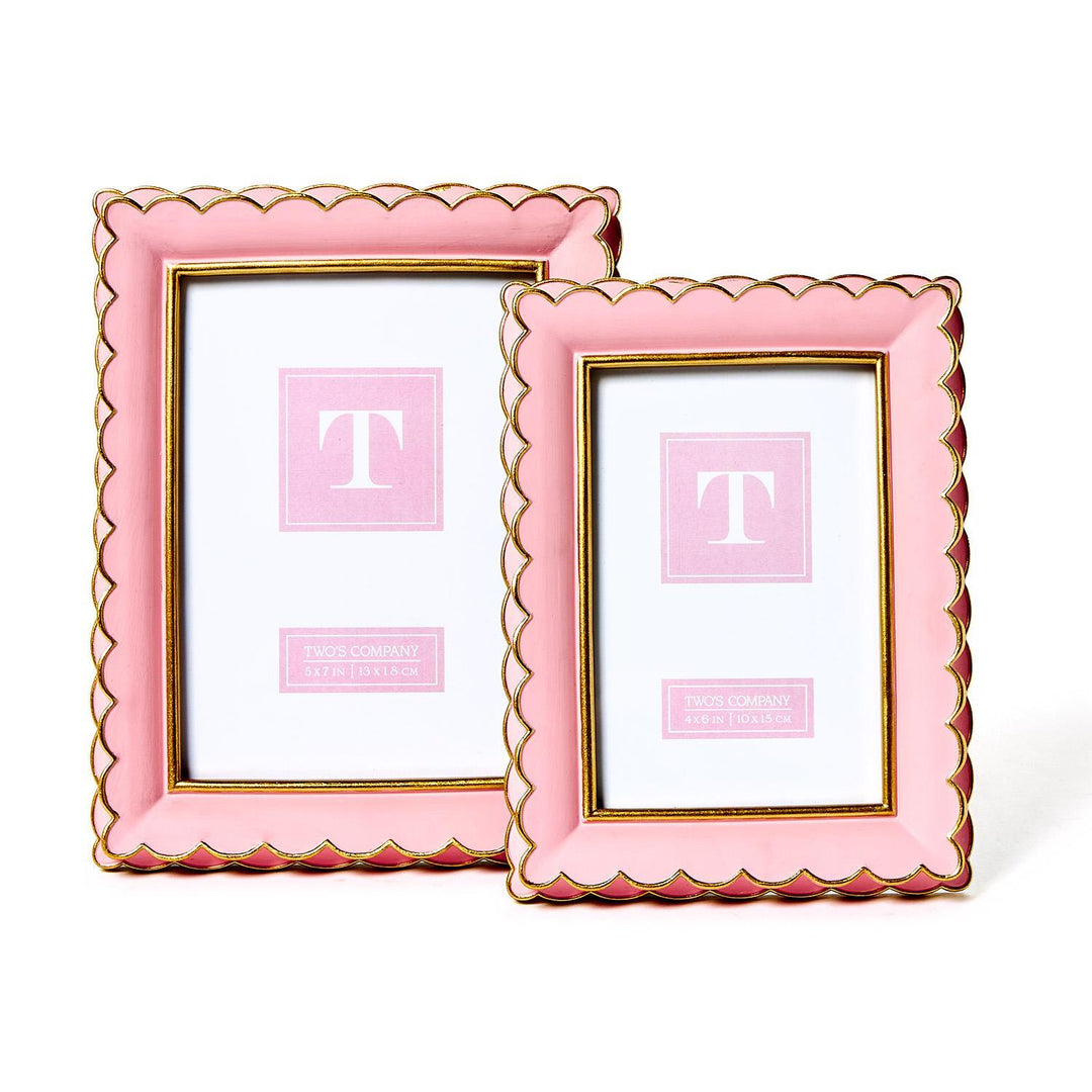 Pink/Gold Pictures Frames