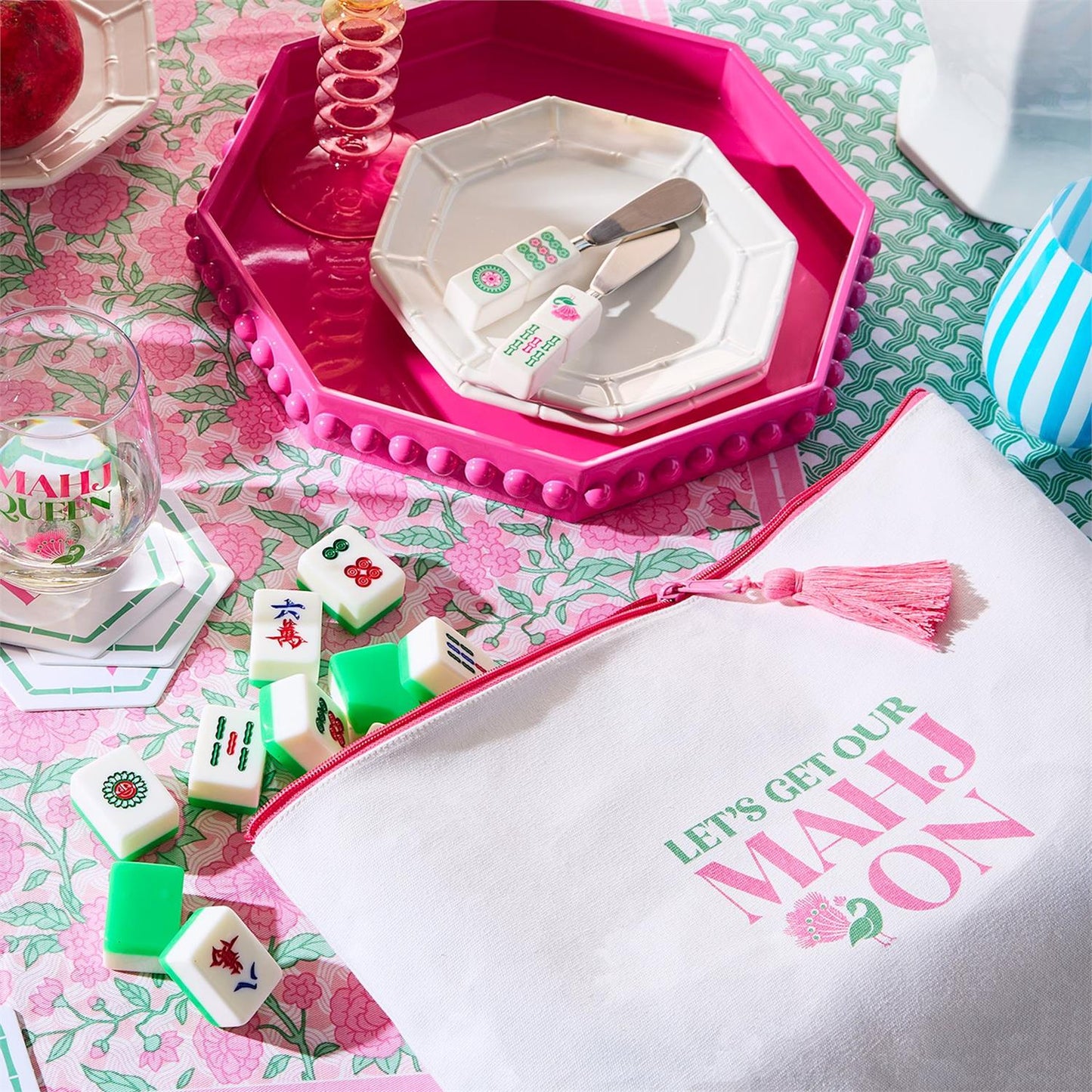Mahjong storage pouch