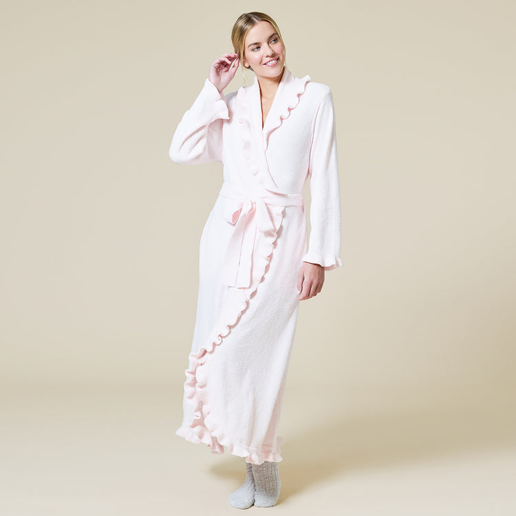 36" Ruffle Chenille Robe
