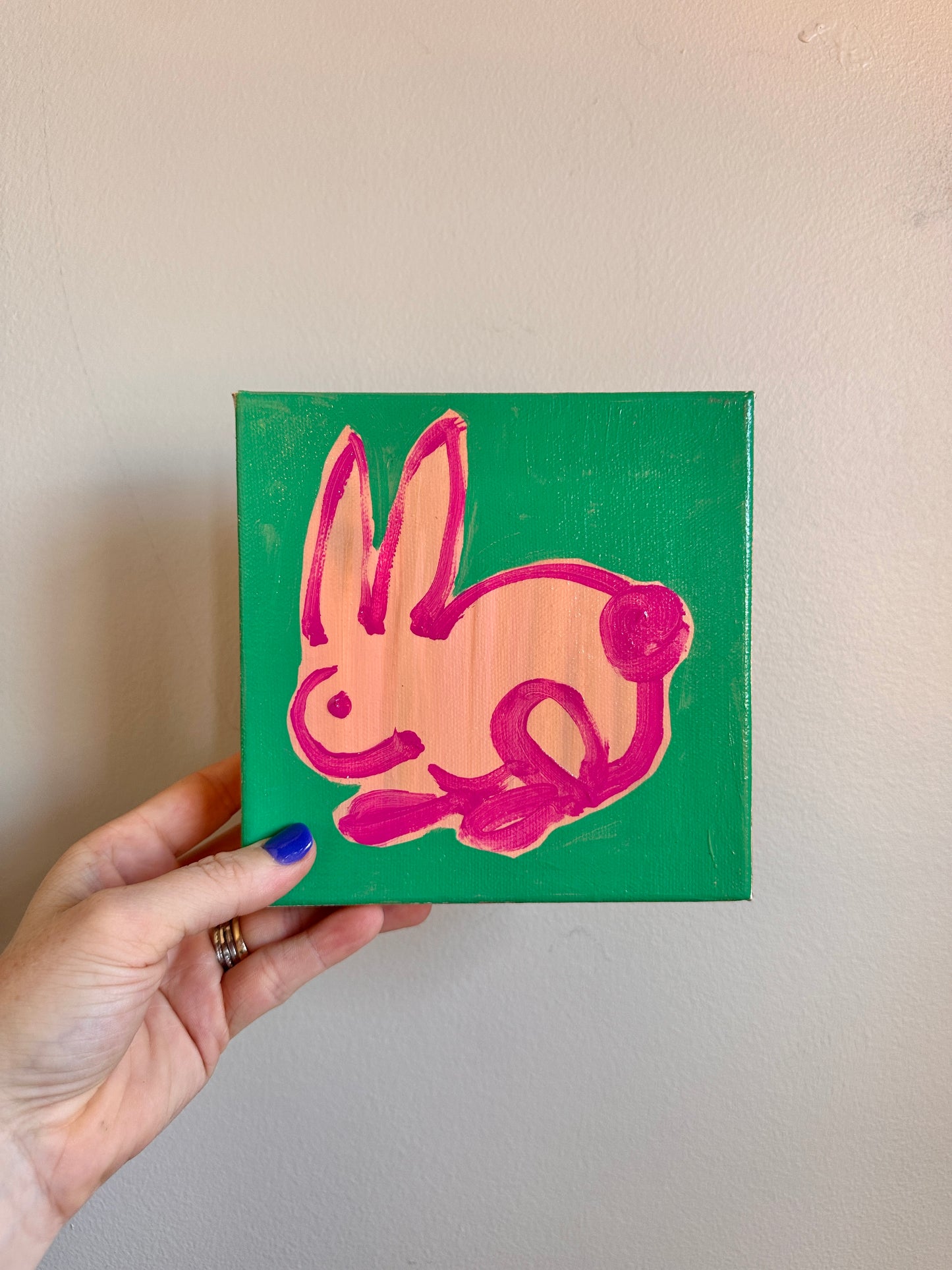 RBG Bunny Art 6x6