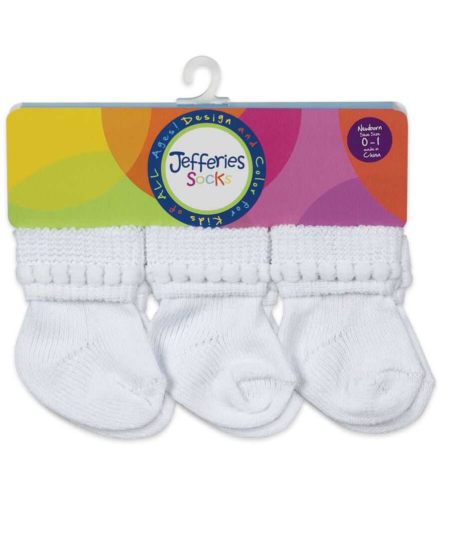 White Jefferies 6 pack socks