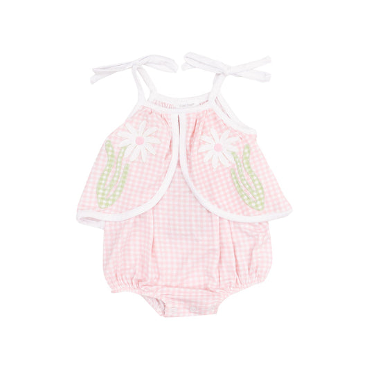 Swing Front Gingham Sunsuit