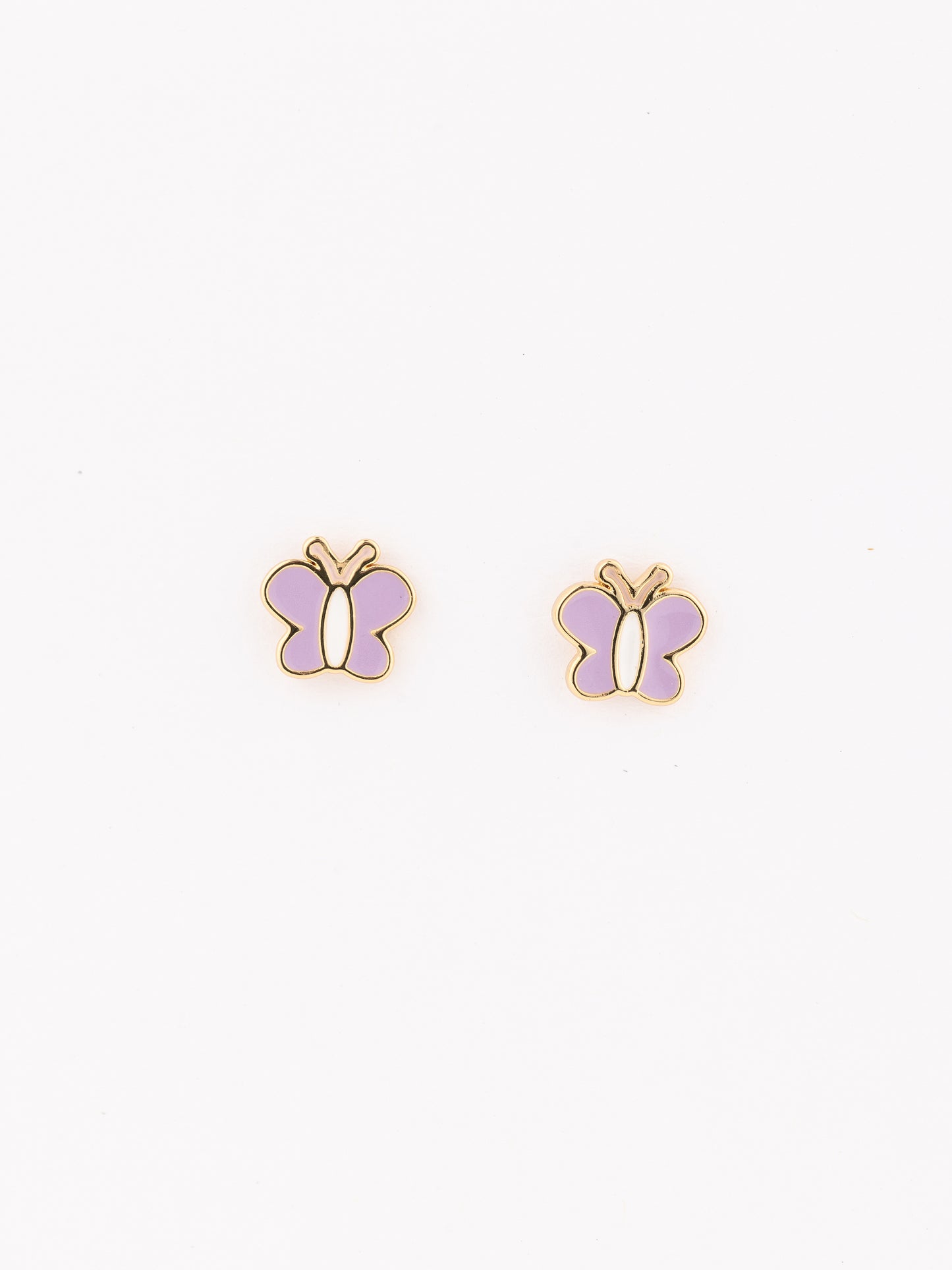 Luxe Purple Butterfly Earrings