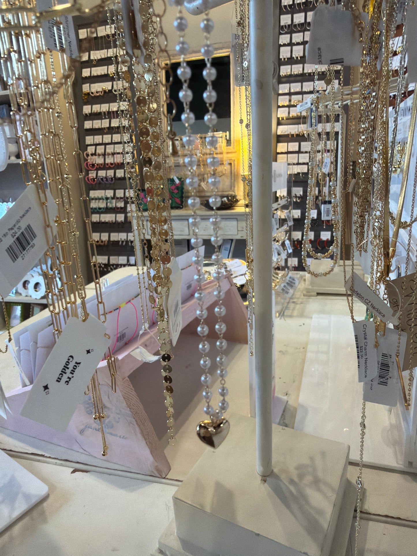 BO Pearl Heart Necklace