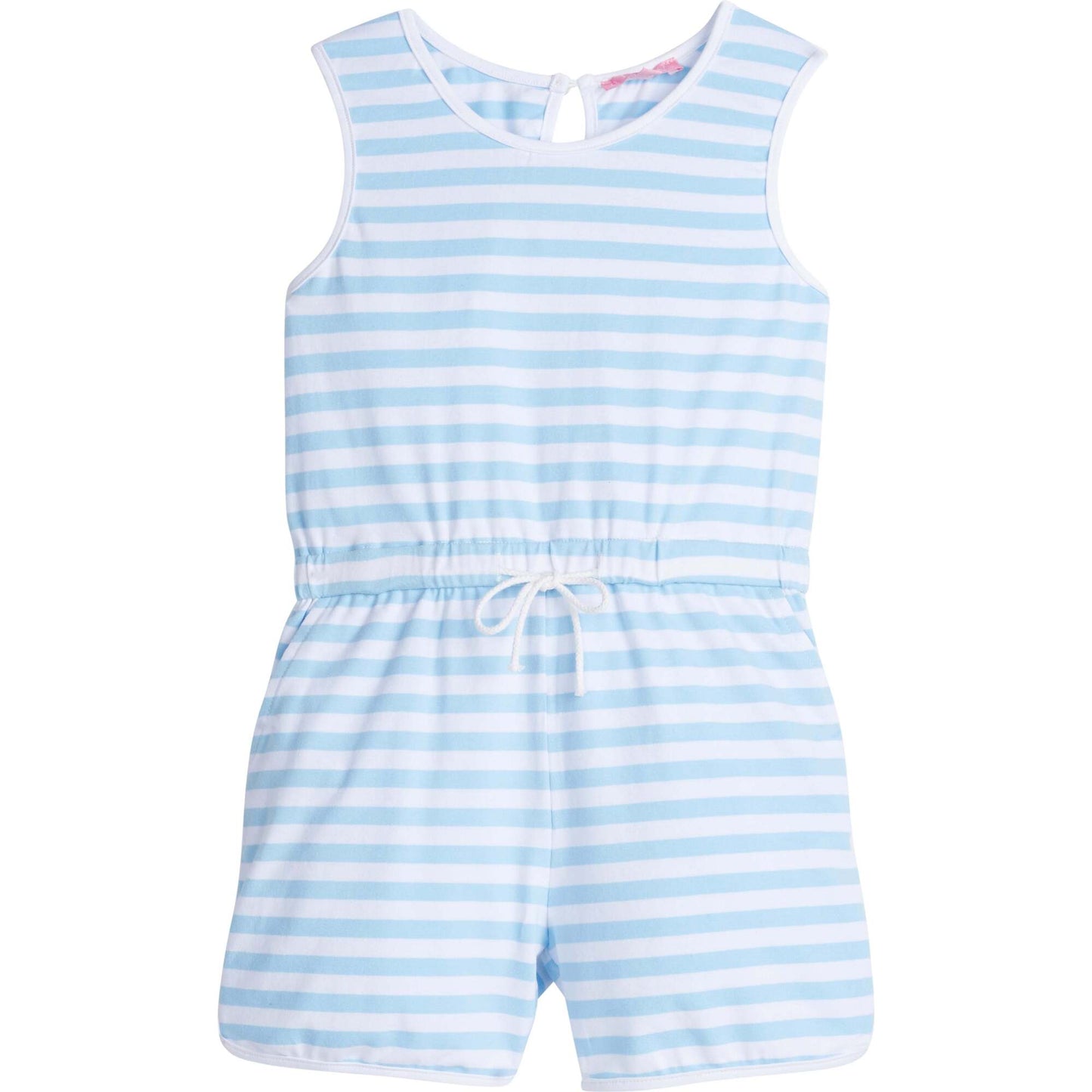 Rugby Romper - Blue Stripe