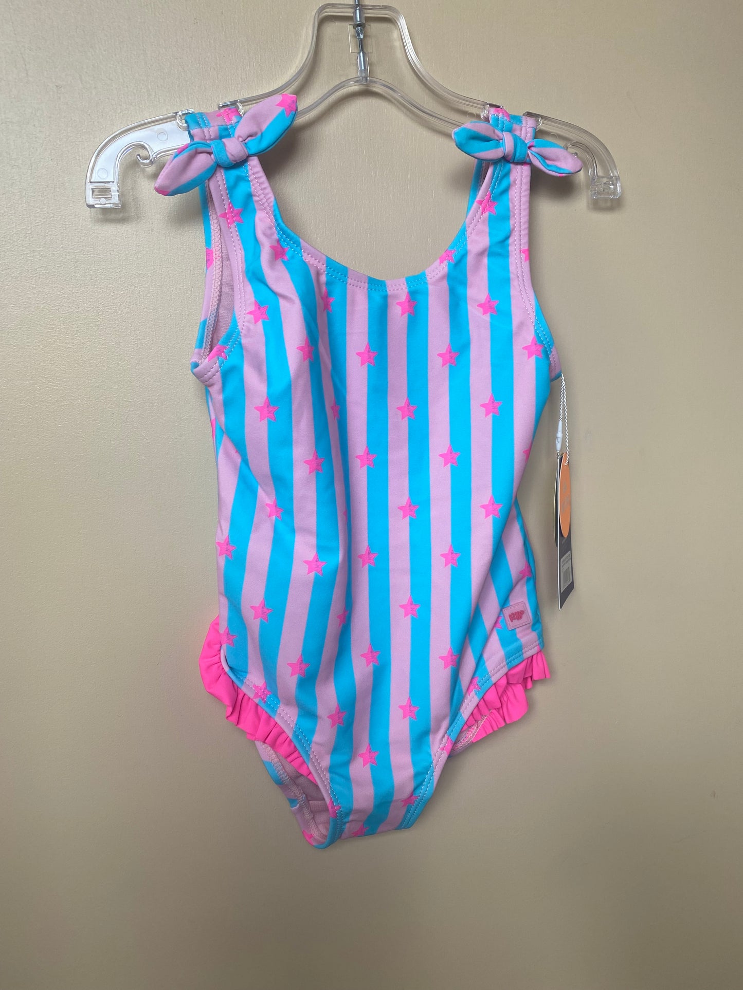 Neon Star Tie Shoulder Swim