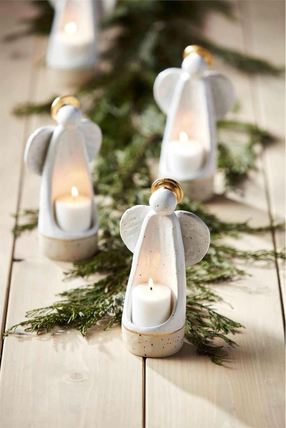 Angel votive holder