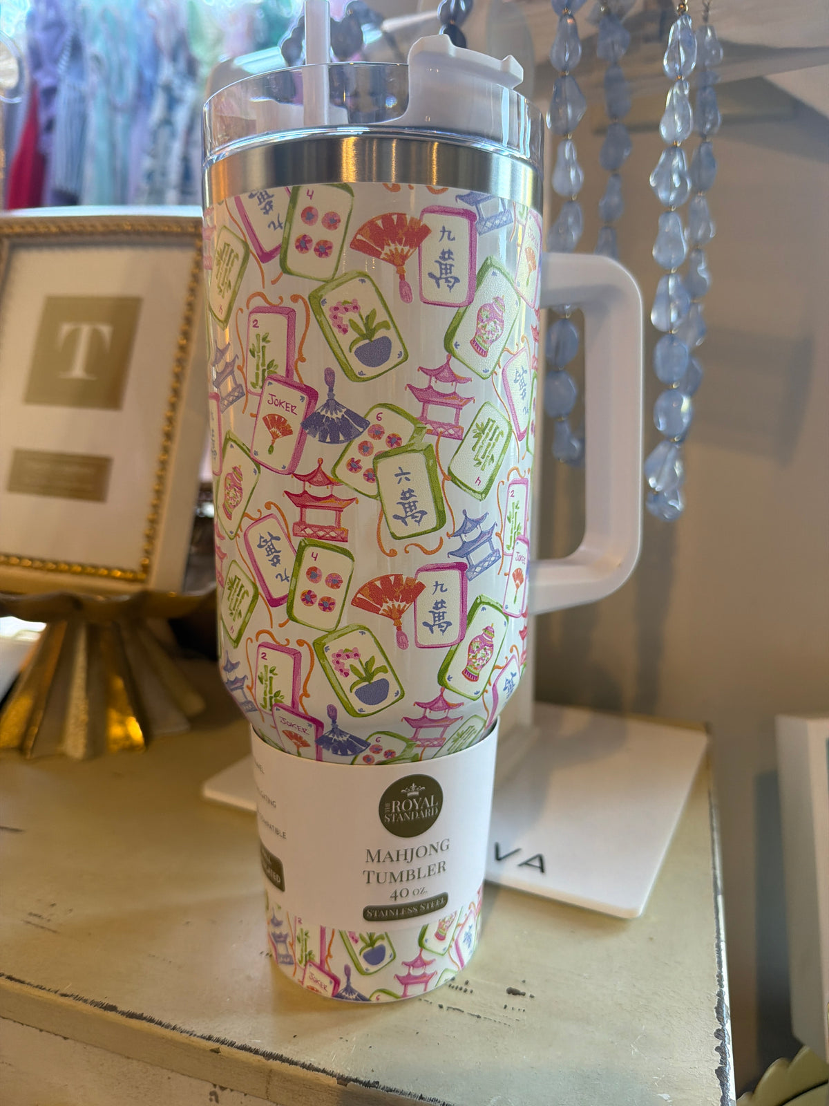 Mahjong Tumbler 40oz