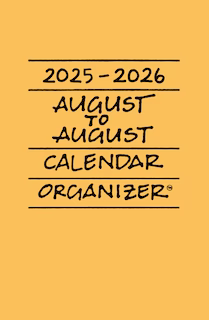 August to August Calendar