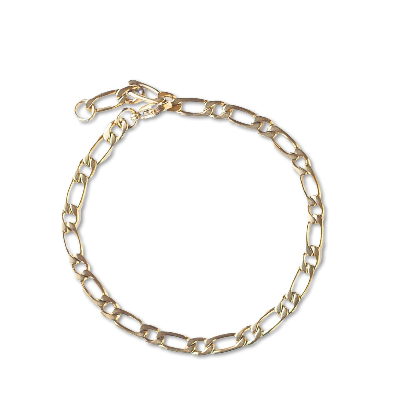 Gilded Figaro Bracelet