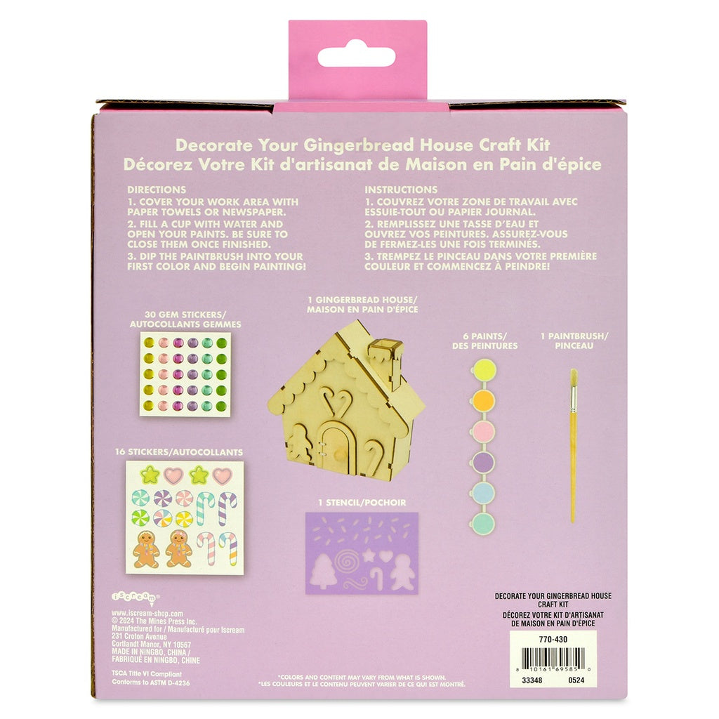 Decorate your Gingerbread House kit
