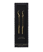 Chain Bar Drop Earrings
