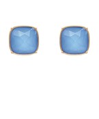 Cobalt Blue and Gold Stud earrings