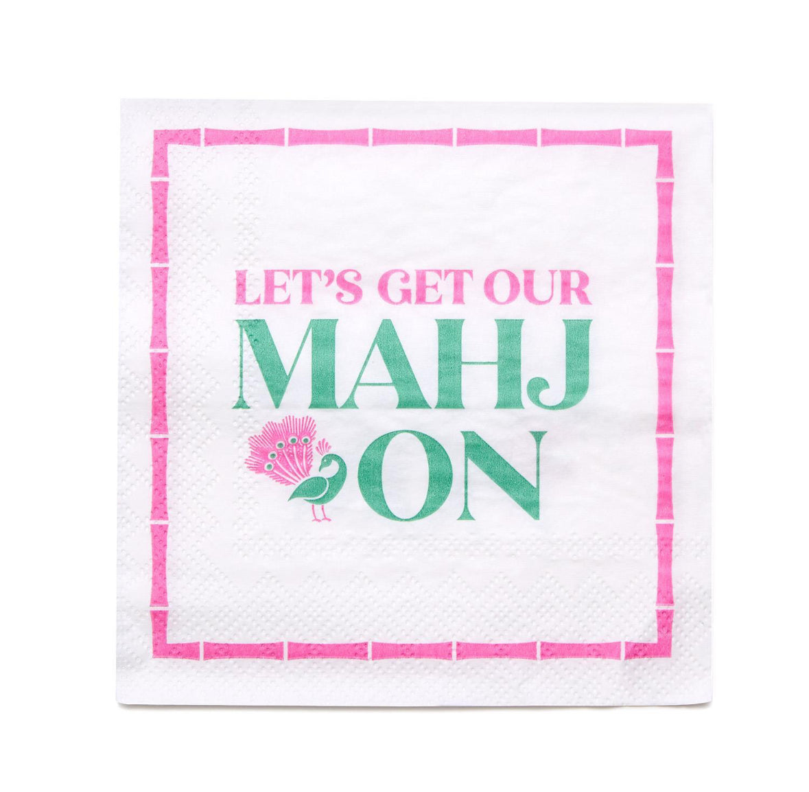 LET'S MAHJ Napkins