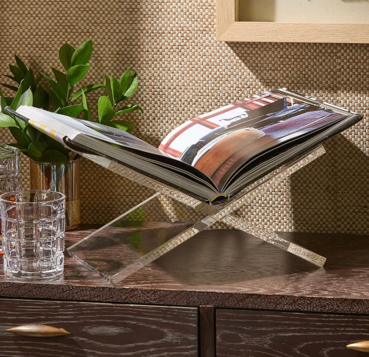 Acrylic book stand