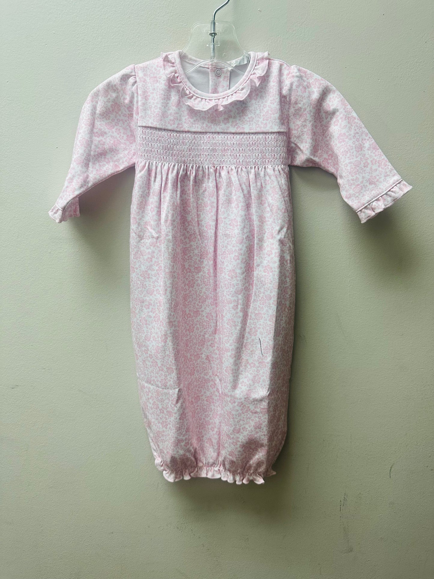 Smocked Floral Garden Gown
