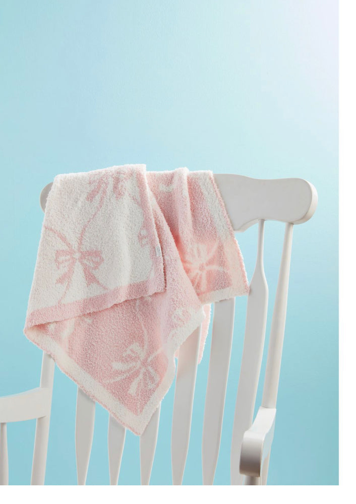 Bow chenille blanklet