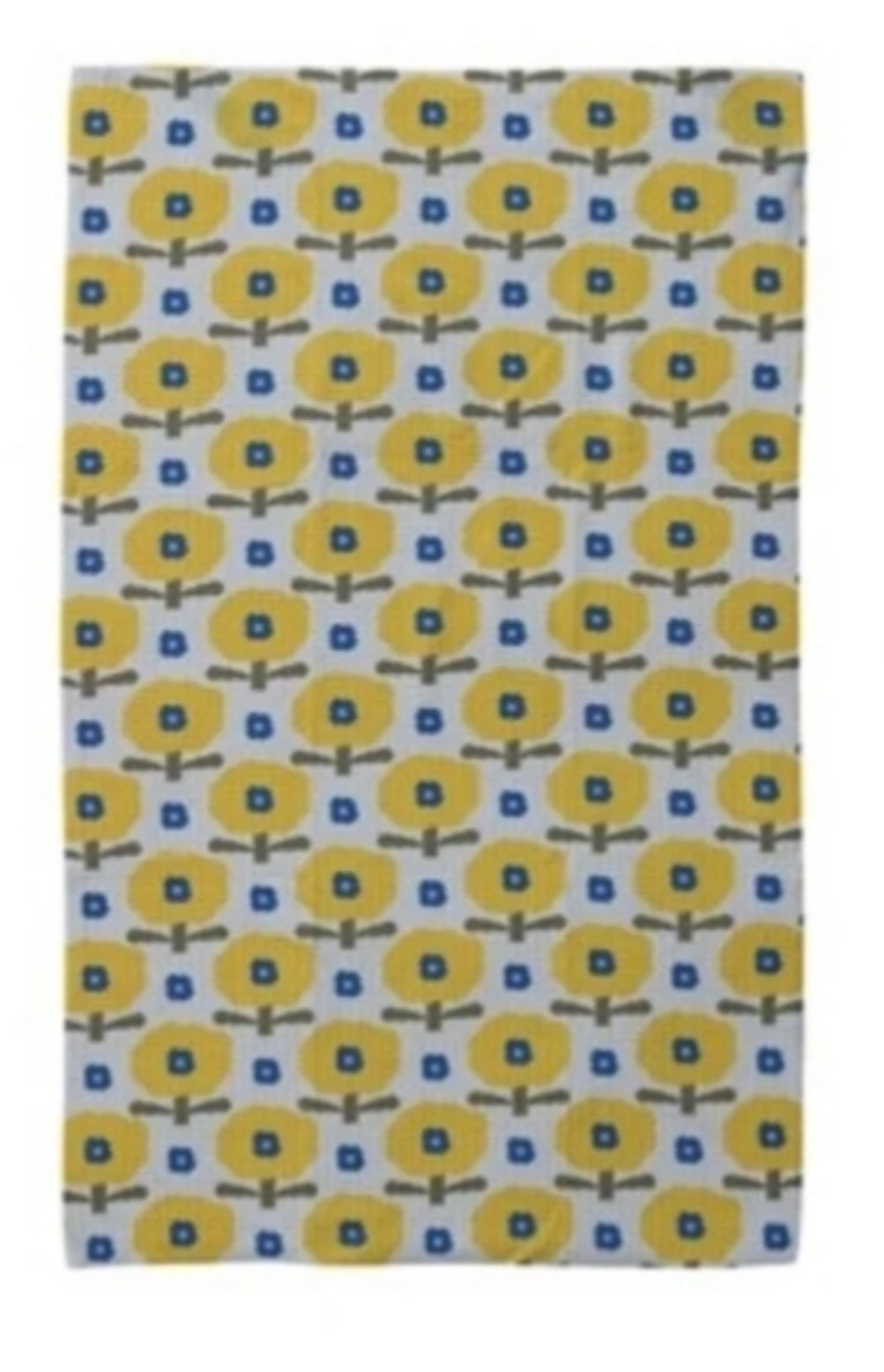 Printed Microfiber Tea Towel flowers