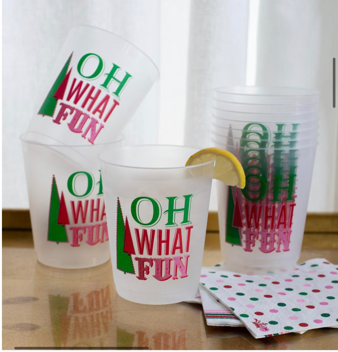 Christmas Frosted Cups