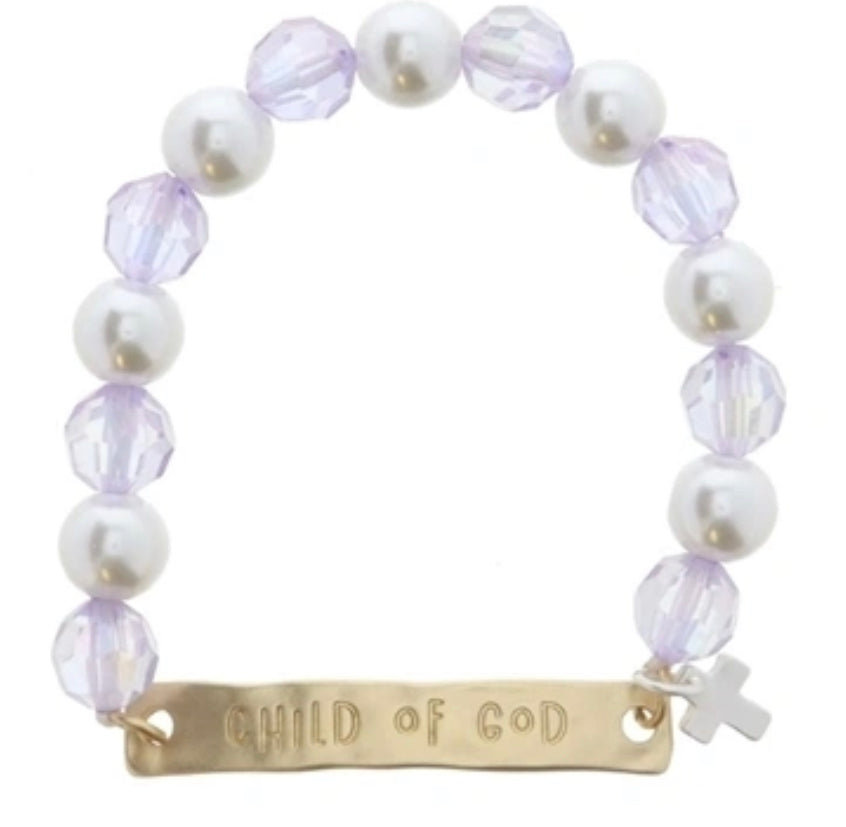 Child of God Pearl Bracelet