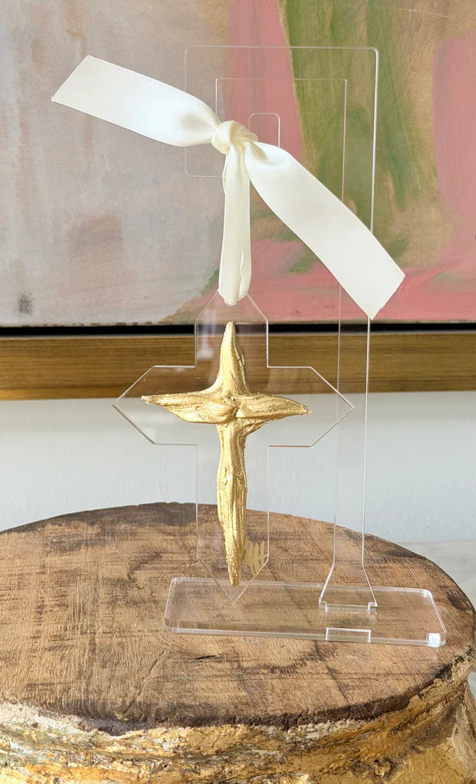 DH Rope Cross Ornament