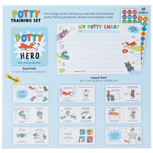 Superhero Potty Book Set