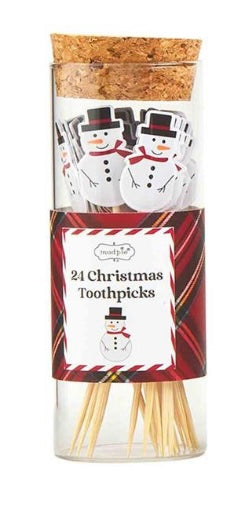 Christmas Toothpick Jar