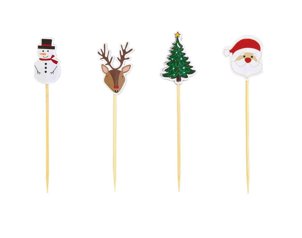 Christmas Toothpick Jar