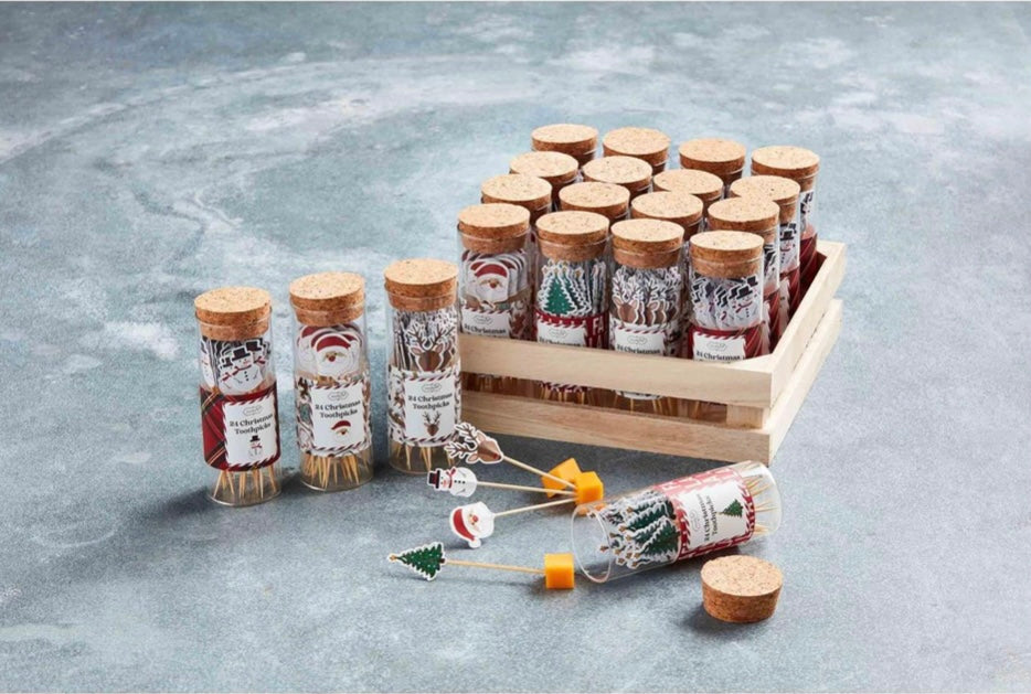 Christmas Toothpick Jar