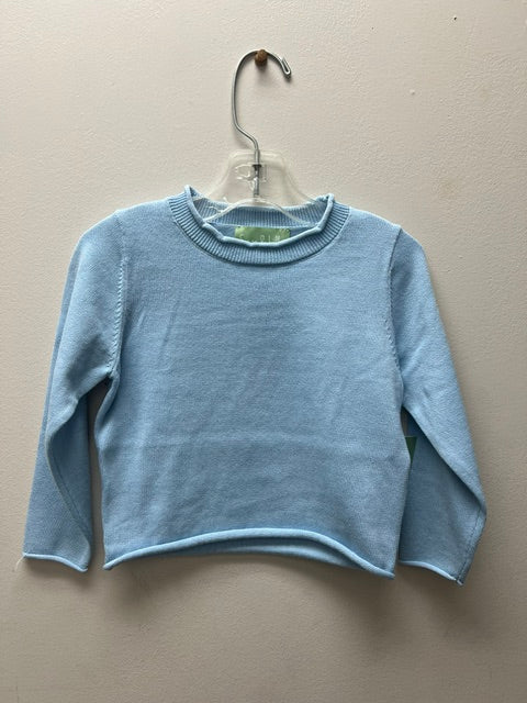 Baby Blue Roll Neck Sweater