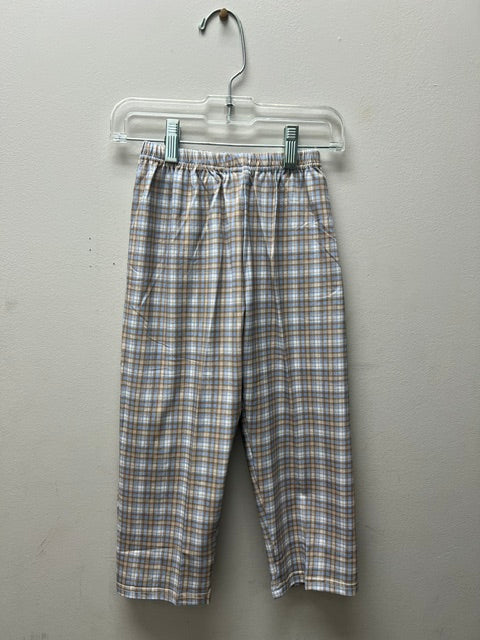 Blue/Brown Plaid Pants